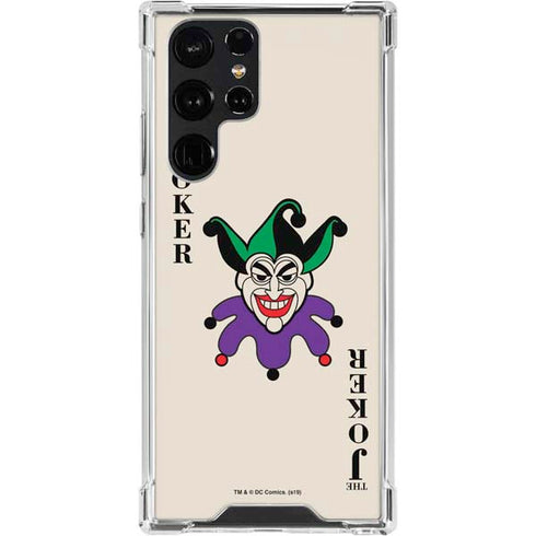 DC Comics The Joker Calling Card Galaxy S24 Ultra Clear Case