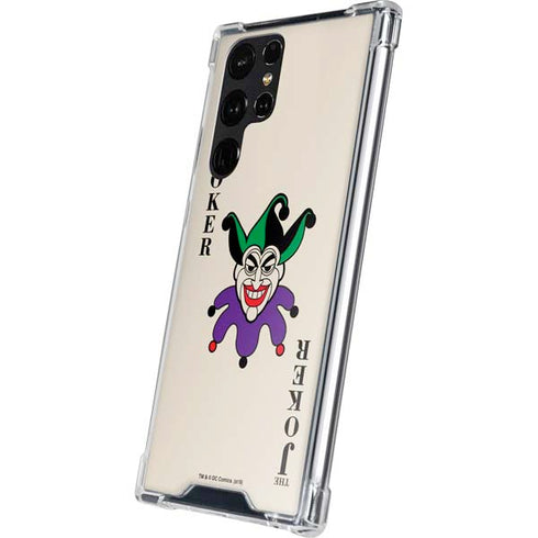 DC Comics The Joker Calling Card Galaxy S24 Ultra Clear Case
