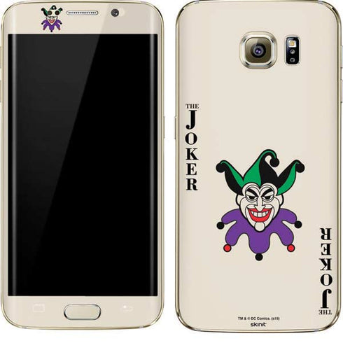 DC Comics The Joker Calling Card Galaxy S7 Edge Skin