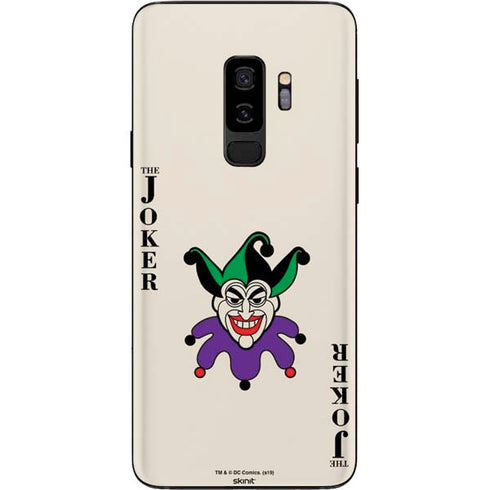 DC Comics The Joker Calling Card Galaxy S9 Plus Skin