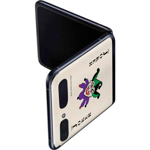DC Comics The Joker Calling Card Galaxy Z Flip Skin