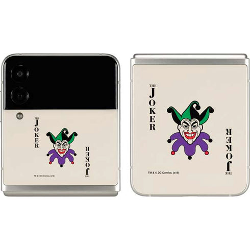 DC Comics The Joker Calling Card Galaxy Z Flip3 5G Skin