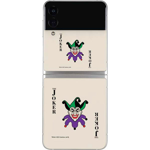DC Comics The Joker Calling Card Galaxy Z Flip3 5G Skin