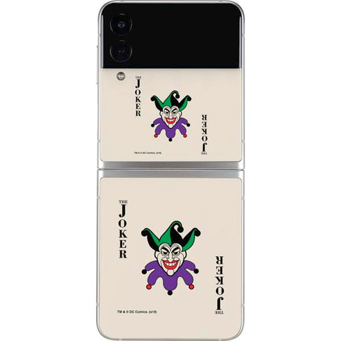 DC Comics The Joker Calling Card Galaxy Z Flip4 5G Skin