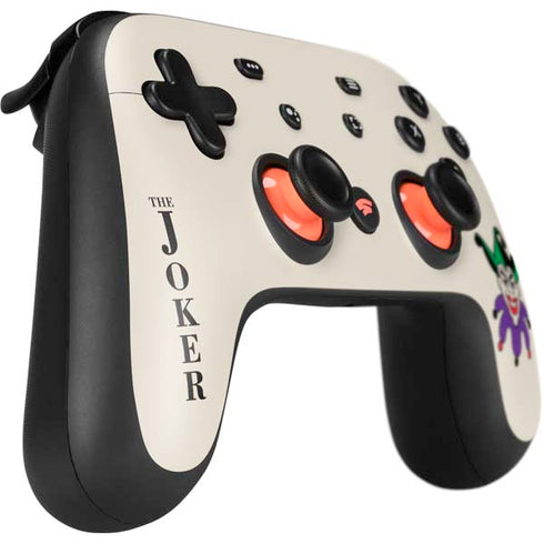 DC Comics The Joker Calling Card Google Stadia Controller Skin