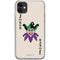 DC Comics The Joker Calling Card iPhone 11 Clear Case