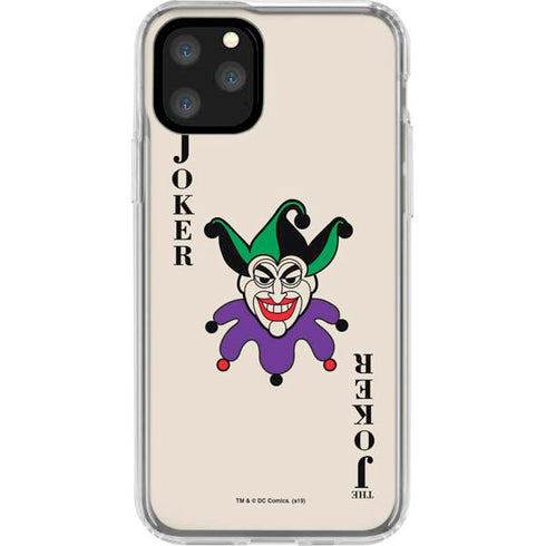 DC Comics The Joker Calling Card iPhone 11 Pro Clear Case