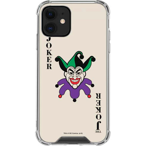 DC Comics The Joker Calling Card iPhone 12 Clear Case
