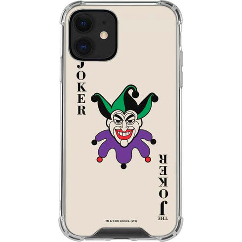 DC Comics The Joker Calling Card iPhone 12 Mini Clear Case