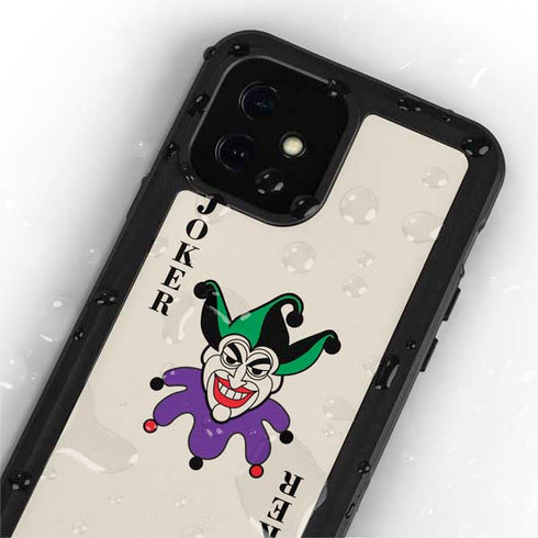DC Comics The Joker Calling Card iPhone 12 Mini Waterproof Case