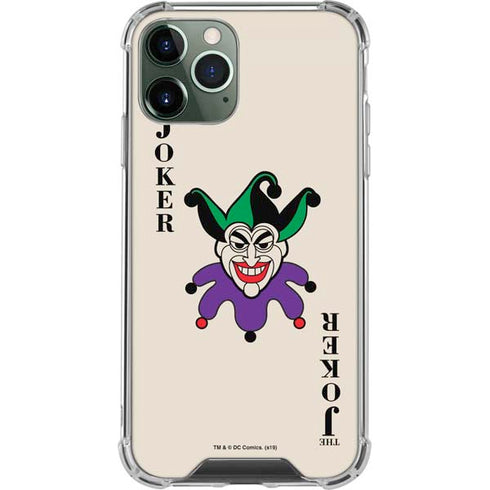 DC Comics The Joker Calling Card iPhone 12 Pro Clear Case