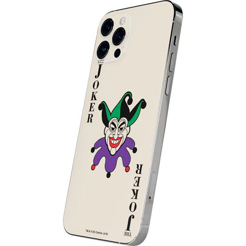 DC Comics The Joker Calling Card iPhone 12 Pro Max Skin