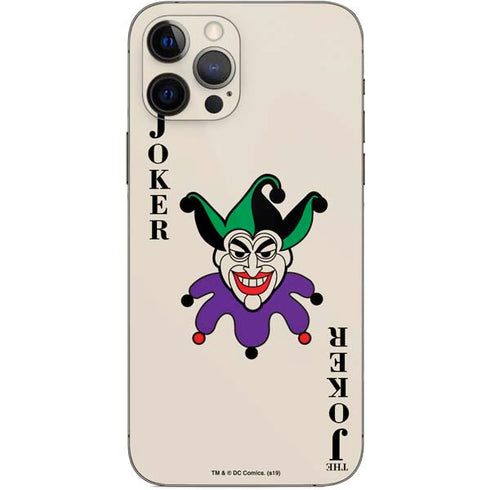 DC Comics The Joker Calling Card iPhone 12 Pro Skin