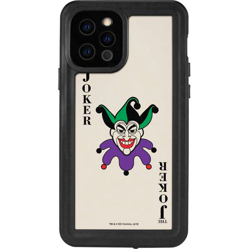 DC Comics The Joker Calling Card iPhone 12 Pro Waterproof Case