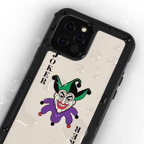 DC Comics The Joker Calling Card iPhone 12 Pro Waterproof Case