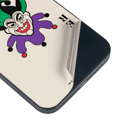 DC Comics The Joker Calling Card iPhone 15 Plus Skin
