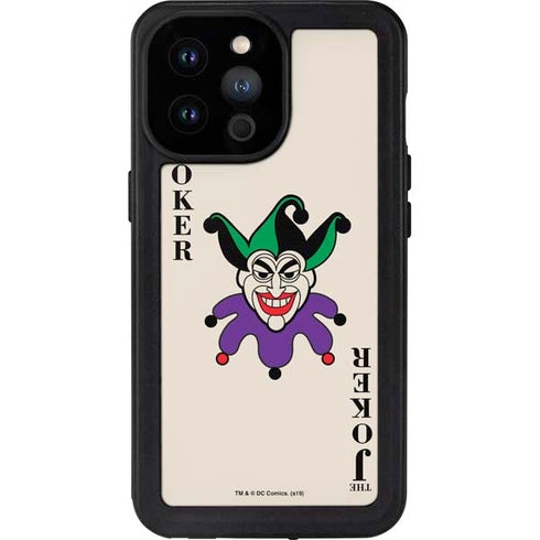 DC Comics The Joker Calling Card iPhone 14 Pro Max Waterproof Case