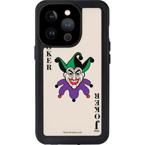 DC Comics The Joker Calling Card iPhone 14 Pro Waterproof Case