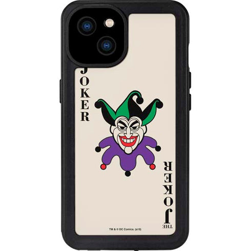 DC Comics The Joker Calling Card iPhone 15 Plus Waterproof Case