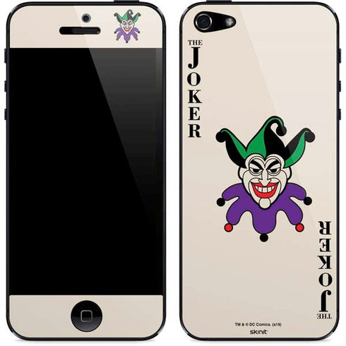 DC Comics The Joker Calling Card iPhone 5/5s/5SE Skin