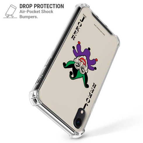 DC Comics The Joker Calling Card iPhone XR Clear Case