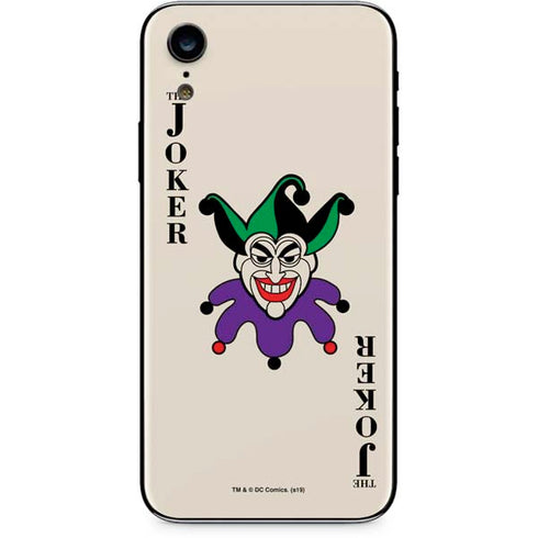 DC Comics The Joker Calling Card iPhone XR Skin