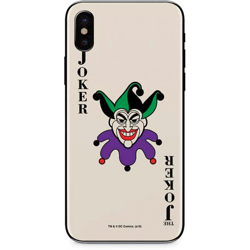 DC Comics The Joker Calling Card iPhone XS Max Skin