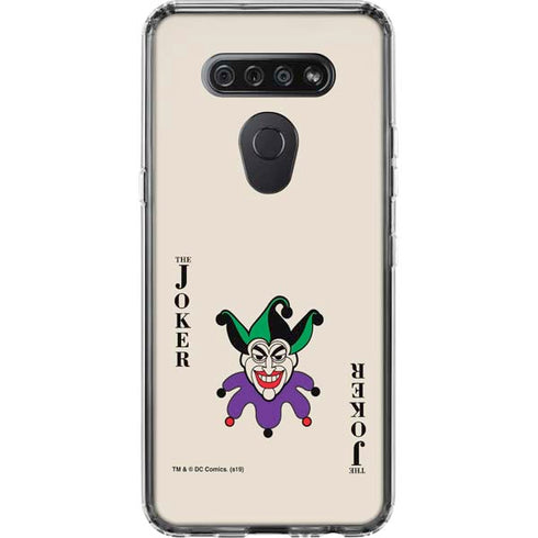 DC Comics The Joker Calling Card LG K51/Q51 Clear Case