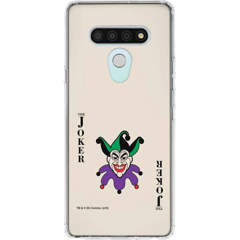 DC Comics The Joker Calling Card LG Stylo 6 Clear Case