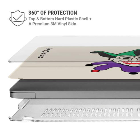 DC Comics The Joker Calling Card MacBook Pro 16in (2021-25) Case plus Skin