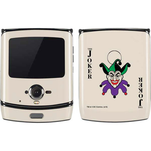 DC Comics The Joker Calling Card Motorola RAZR Skin