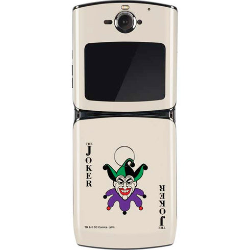 DC Comics The Joker Calling Card Motorola RAZR Skin