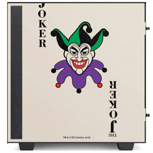 DC Comics The Joker Calling Card NZXT H510 Compact ATX Mid-Tower Case Skin