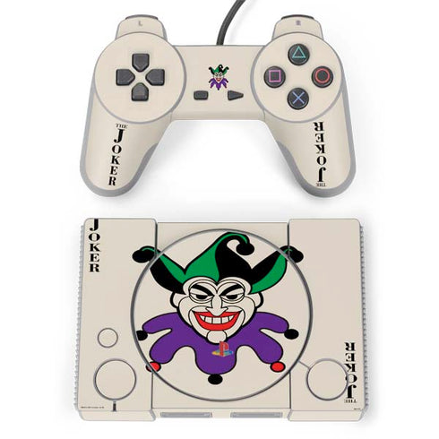 DC Comics The Joker Calling Card PlayStation Classic Bundle Skin