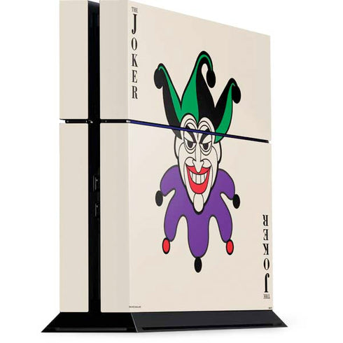 DC Comics The Joker Calling Card PS4 Console Skin