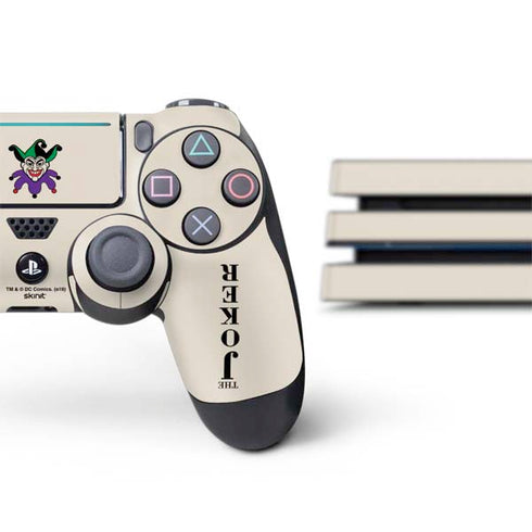 DC Comics The Joker Calling Card PS4 Pro Bundle Skin