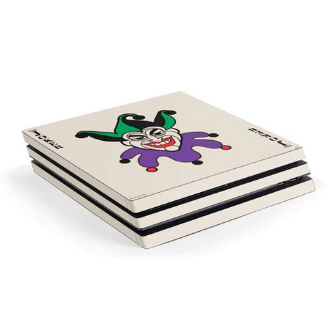 DC Comics The Joker Calling Card PS4 Pro Console Skin