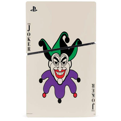DC Comics The Joker Calling Card PS5 Slim Disk Bundle Skin