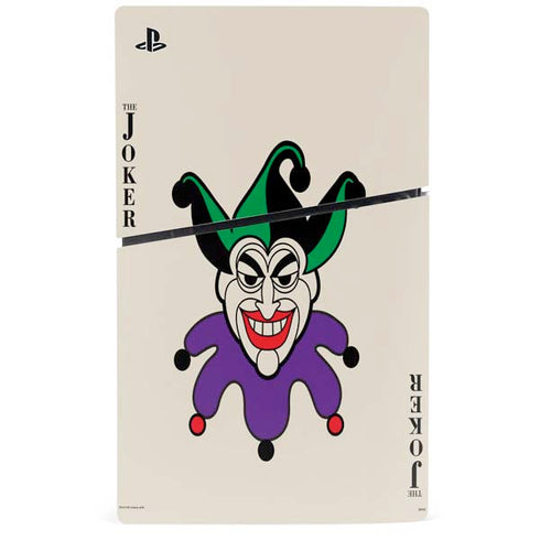 DC Comics The Joker Calling Card PS5 Slim Digital Edition Bundle Skin
