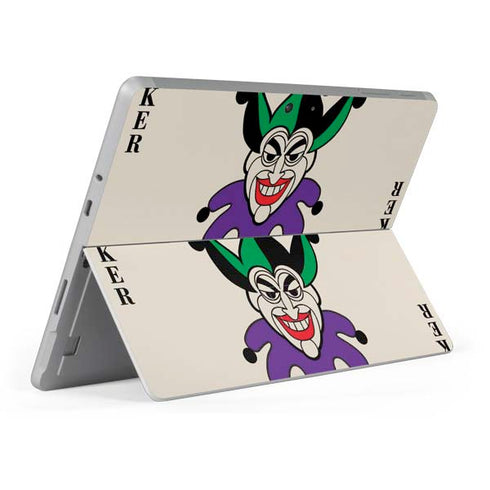 DC Comics The Joker Calling Card Surface Go Skin