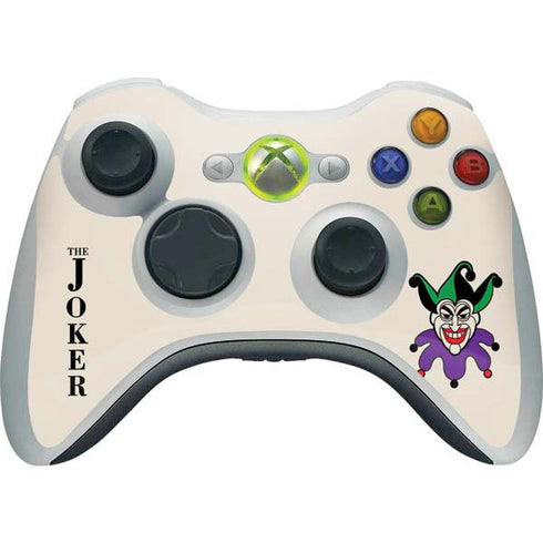 DC Comics The Joker Calling Card Xbox 360 Wireless Controller Skin