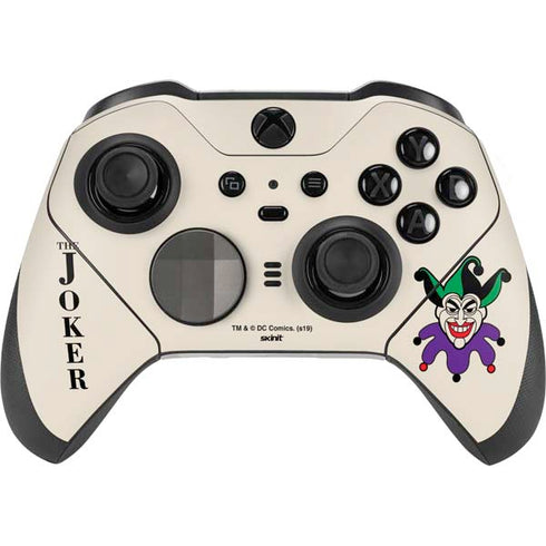 DC Comics The Joker Calling Card Xbox Elite Wireless Controller Series 2 Skin