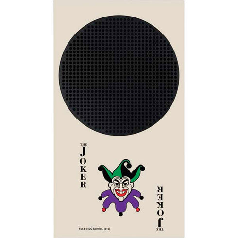 DC Comics The Joker Calling Card Xbox Series S Console Skin