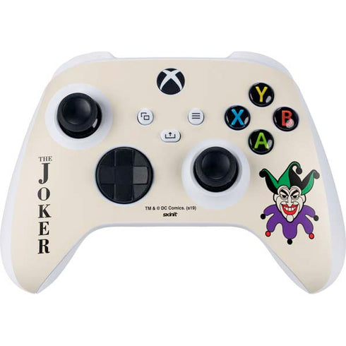 DC Comics The Joker Calling Card Xbox Series S Controller Skin