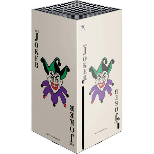 DC Comics The Joker Calling Card Xbox Series X Console Skin