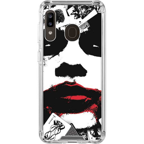 DC Comics The Joker Dark Knight Poster Art Galaxy A30 Clear Case