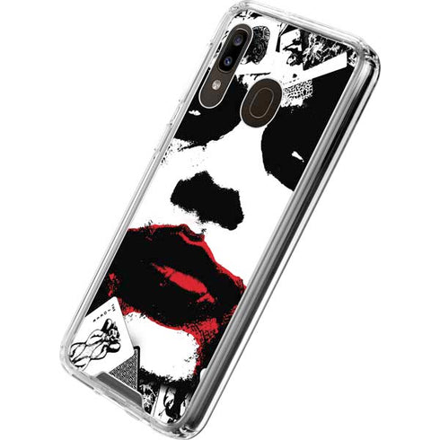 DC Comics The Joker Dark Knight Poster Art Galaxy A30 Clear Case