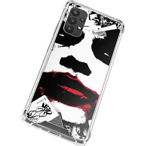 DC Comics The Joker Dark Knight Poster Art Galaxy A32 5G Clear Case