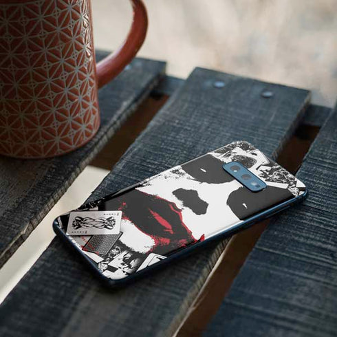 DC Comics The Joker Dark Knight Poster Art Galaxy S10e Skin