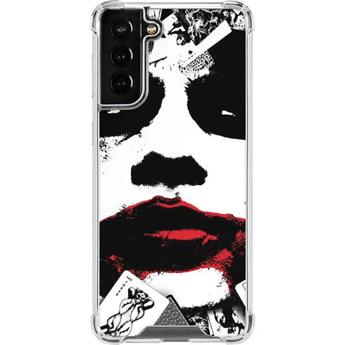 DC Comics The Joker Dark Knight Poster Art Galaxy S21 FE Clear Case